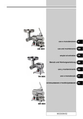 FIMAR TR.8/DX Benutz Und Wartungsanleitung