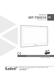 Satel INT-TSH210 Verkürzte Bedienungsanleitung
