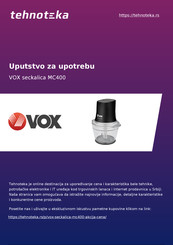 VOX electronics MC - 390 Bedienungsanleitung
