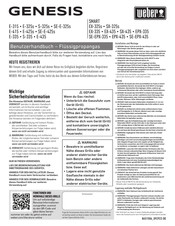 Weber GENESIS S-325s Benutzerhandbuch