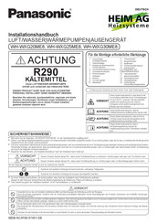 Panasonic WH-WXG25ME8 Installationshandbuch