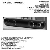 Gembird TD-SPKBT-BAR400L Handbuch