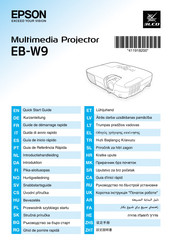 Epson EB-W9 Kurzanleitung