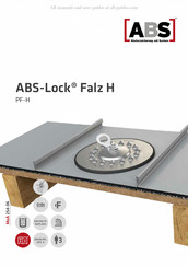 ABS ABS-Lock Falz H PF-H Bedienungsanleitung