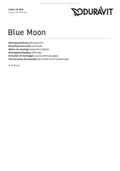Duravit Blue Moon 710143 Montageanleitung