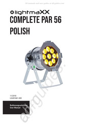 Lightmaxx COMPLETE PAR 56 Polish Bedienungsanleitung