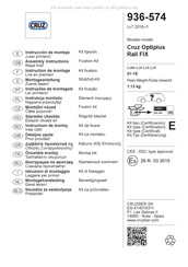 CRUZ Optiplus Rail FIX Montageanleitung