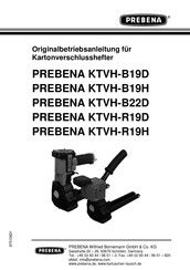 Prebena KTVH-B19H Originalbetriebsanleitung