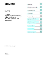 Siemens simatic et 200sp Gerätehandbuch