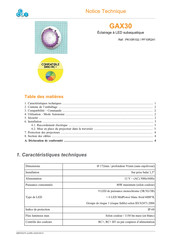 ccei GAX30 Betriebsanleitung