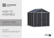 Palram Canopia RUBICON 2.4x5.2 Bedienungsanleitung