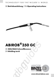 Abicor Binzel 350GC Betriebsanleitung
