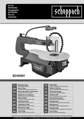 Scheppach SD1600V Originalbetriebsanleitung