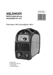 WELDINGER EW 181c Bedienungsanleitung
