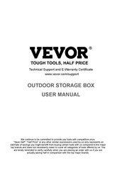 Vevor SKC006B Benutzerhandbuch