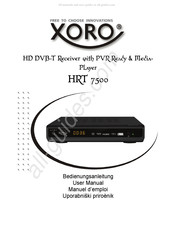 Xoro HRT 7500 Bedienungsanleitung