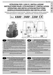 RIB K800 FAST Gebrauchsanweisungen Und Installation