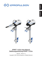 Epropulsion SPIRIT 1.0 Evo Bedienungsanleitung