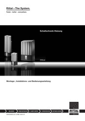 Rittal 3105.380 Montage-, Installations- Und Bedienungsanleitung