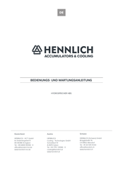 Hennlich HBS Bedienungs- Und Wartungsanleitung