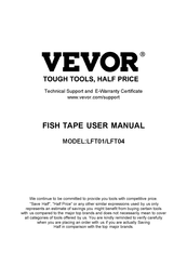 VEVOR LFT01 Benutzerhandbuch