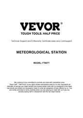 VEVOR YT6077 Bedienungsanleitung