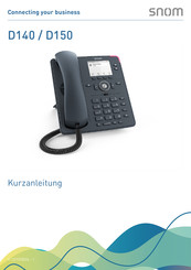 Snom D140 Kurzanleitung