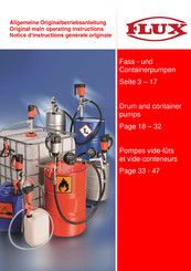 FLUX FBM 4000 Ex Allgemeine Originalbetriebsanleitung