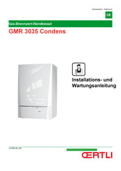 OERTLI GMR 3035 Condens Installations- Und Wartungsanleitung