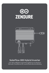 Zendure SolarFlow 800 Bedienungsanleitung