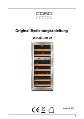 Caso Design 630 Original Bedienungsanleitung