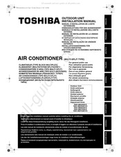 Toshiba RAS-3M26GAV-E Einbauanleitung