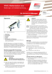 WAREMA WMS eco Bedienungs- Und Installationsanleitung