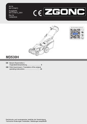 Zgonc MD530H Originalbetriebsanleitung