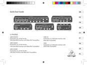 Behringer U-PHORIA UMC204HD Schnellstartanleitung