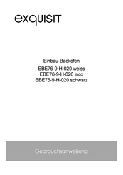 exquisit EBE76-9-H-020 Gebrauchsanweisung