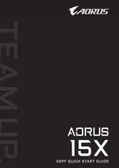 AORUS 15X X5PF Schnellstartanleitung