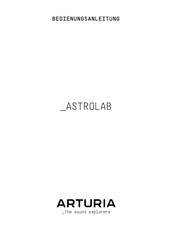 Arturia ASTROLAB Bedienungsanleitung