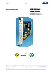 Mutec MSK200ia-E Bedienungsanleitung