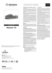 orliman Manutec Fix M660P Anweisung Zu Gebrauch, Aufbewahrung Und Garantie