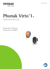 Sonova Phonak Virto 1 Gebrauchsanweisung