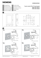 Siemens Touch control TC5 Montageanleitung