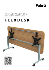 Febru FLEXDESK Montageanleitung