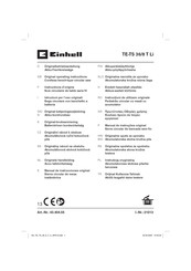 EINHELL TE-TS 36/8 T Li Originalbetriebsanleitung
