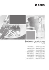 Asko OCS8664A Bedienungsanleitung