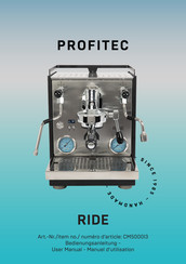 Profitec CM500013 Bedienungsanleitung