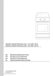 Amica SHI 905 150 E Bedienungsanleitung