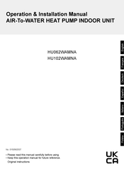 Haier HU102WAMNA Bedienungsanleitung