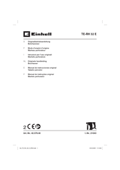 EINHELL 42.579.40 Originalbetriebsanleitung
