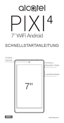 Alcatel Pixi 4 Schnellstartanleitung